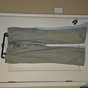 Venezia brand 22 tall, boot cut sage green cotton dress pants